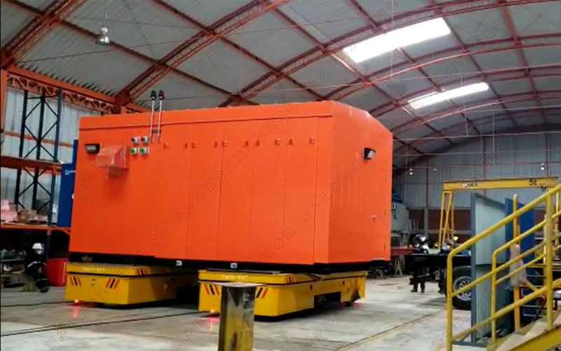 電動平車多車聯(lián)動在搬運(yùn)大型設(shè)備及工件工況中的意義