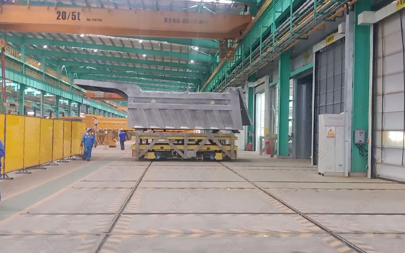 有軌電動(dòng)地平車(chē)在大型工件涂裝作業(yè)中優(yōu)勢(shì)凸出