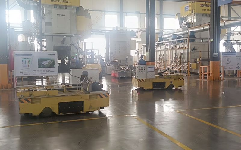 無(wú)軌電動(dòng)平車(chē)在車(chē)間模具安裝與拆卸中的應(yīng)用