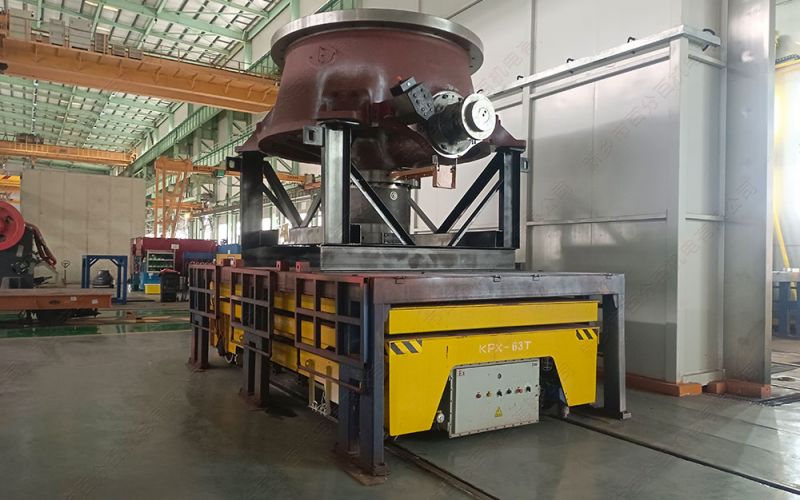 平移換軌型電動(dòng)地平車(chē)：大型工件噴涂的革新解決方案